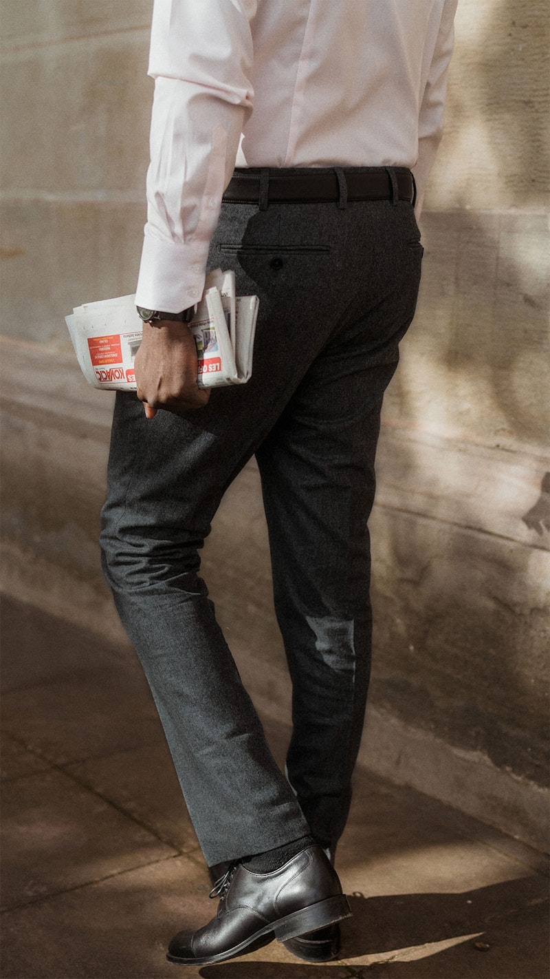 Pantalon en Flanelle Homme Sur Mesure LE CHEMISEUR®