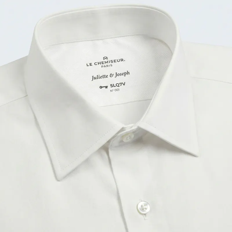 Ivory wedding shirt by LE CHEMISEUR, wedding and ceremony shirt by LE CHEMISEUR Ivory wedding shirt by LE CHEMISEUR, wedding and ceremony shirt by LE CHEMISEUR
